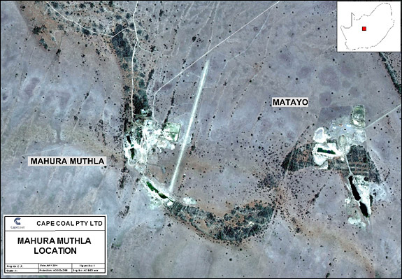 Mahura Muthla Diamond Mine project map